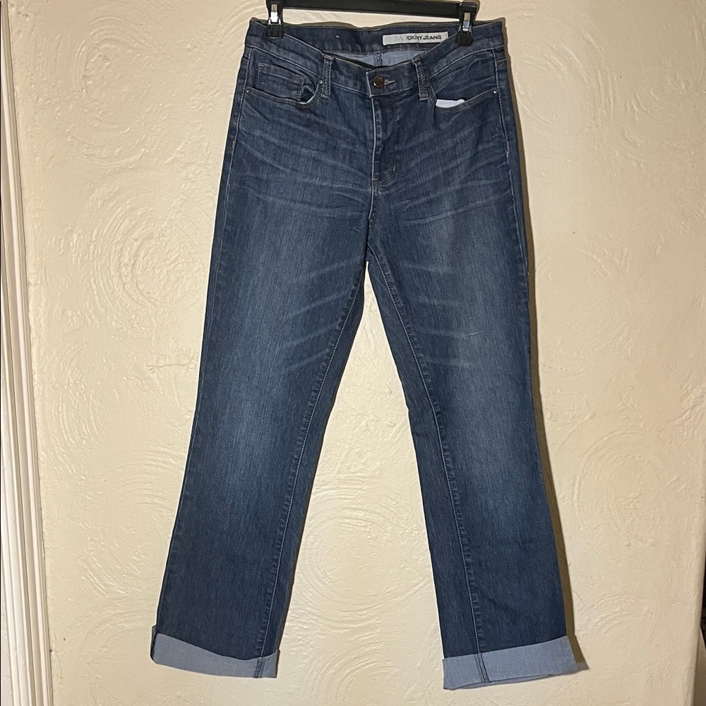 DKNY Dark Blue Boyfriend Jeans